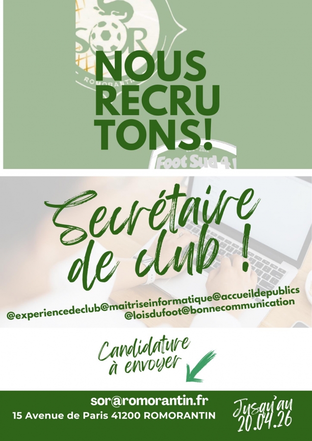 Offre d'emploi